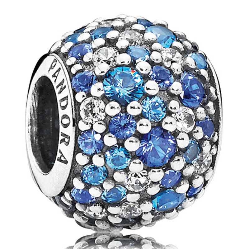【香港直邮 包邮包税】pandora 潘多拉 蓝色锆石珠791261nsbmx