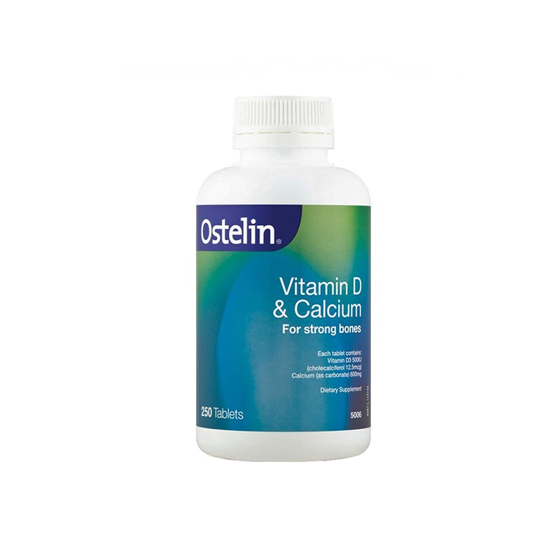 【新西兰直邮 包邮包税】ostelin 维他命d和钙片 250片