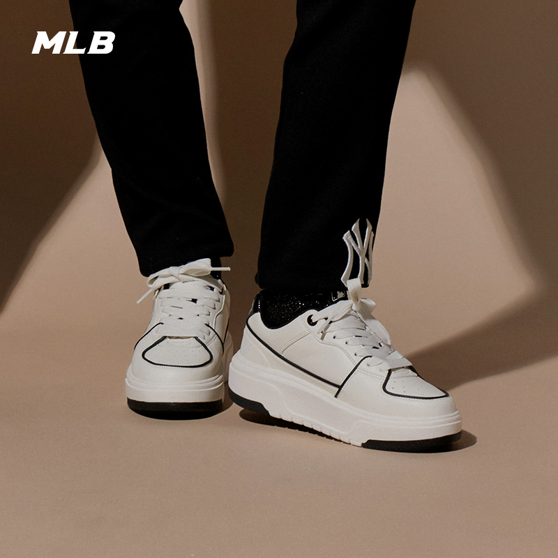 MLB男鞋女鞋新款情侣同款休闲鞋运动鞋板鞋 3ASXCA12N-50WHS-友阿海外购