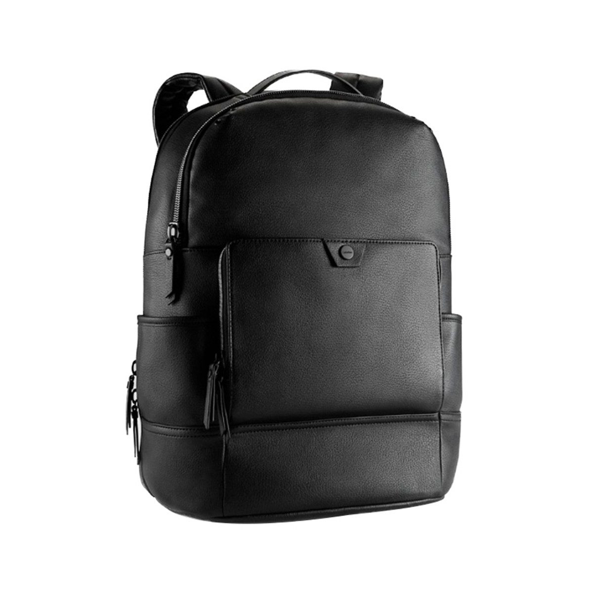 【香港直邮 包邮包税】calvin klein 卡尔文 克莱恩 男士黑色皮革双肩